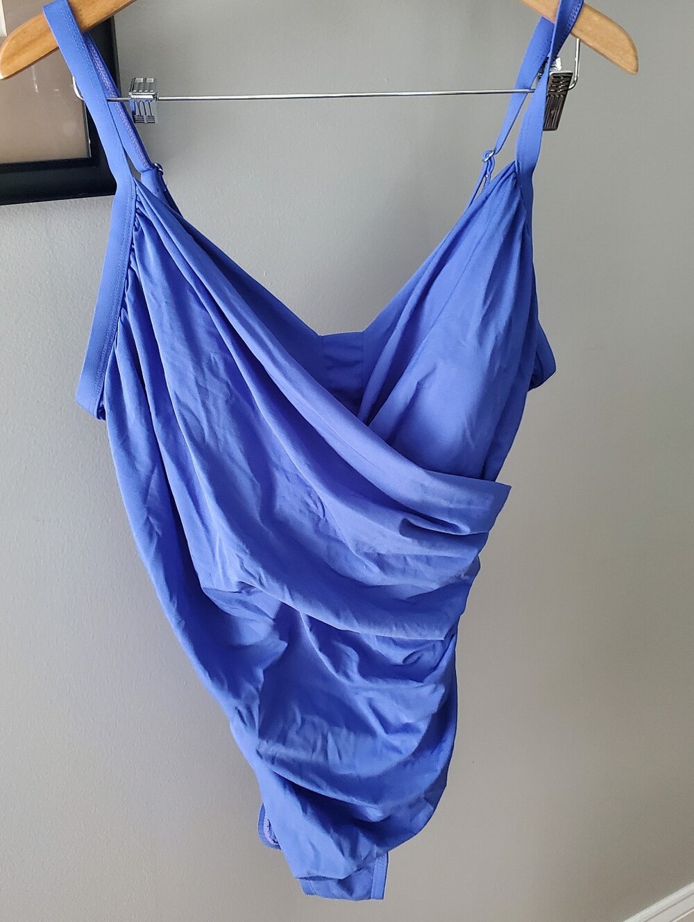 Jantzen blue 1 piece swimsuit 22 W